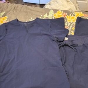 Mandala Navy Scrub Set - Sz M/MP